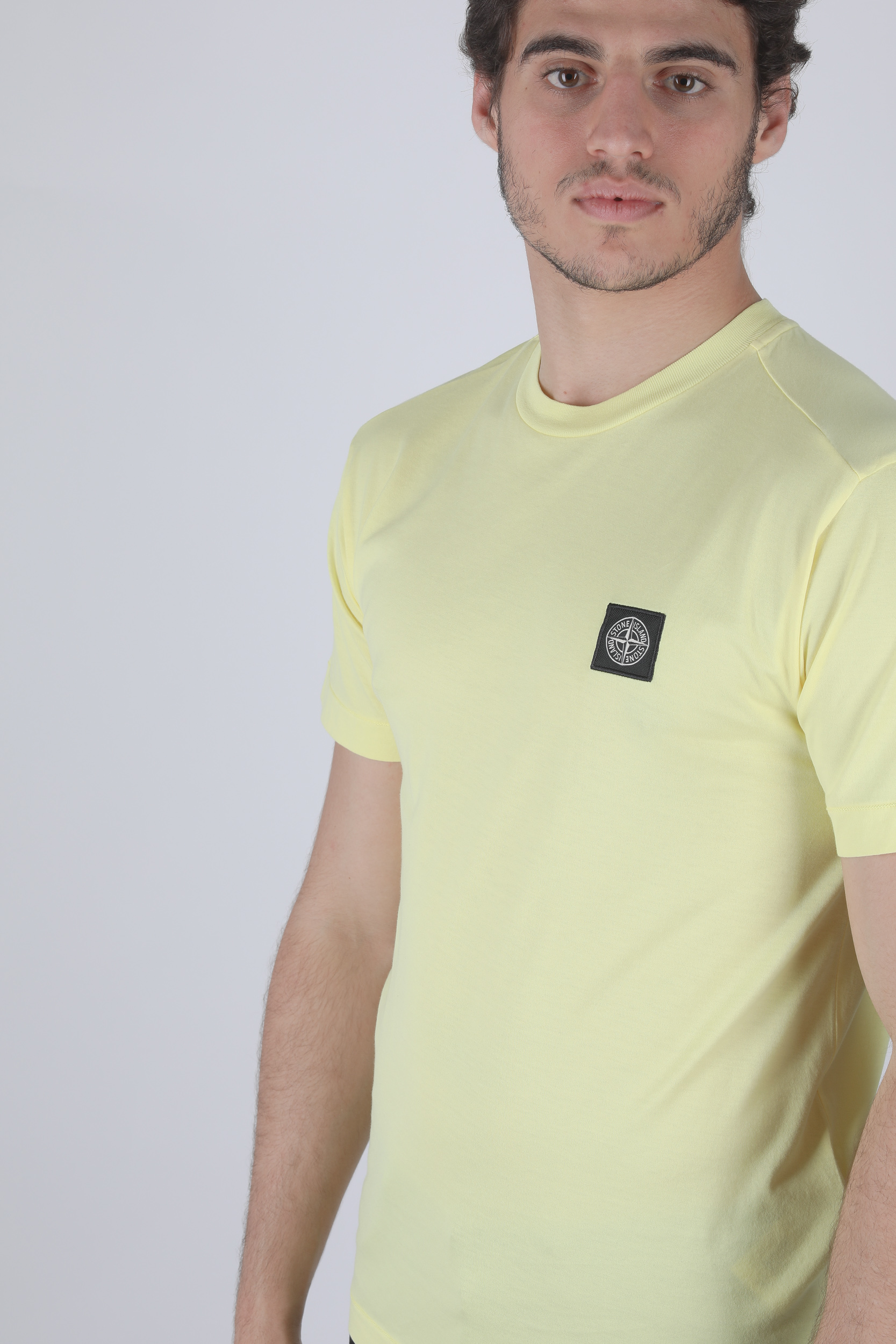 TEE SHIRT STONE ISLAND JAUNE 721524113-V0031
