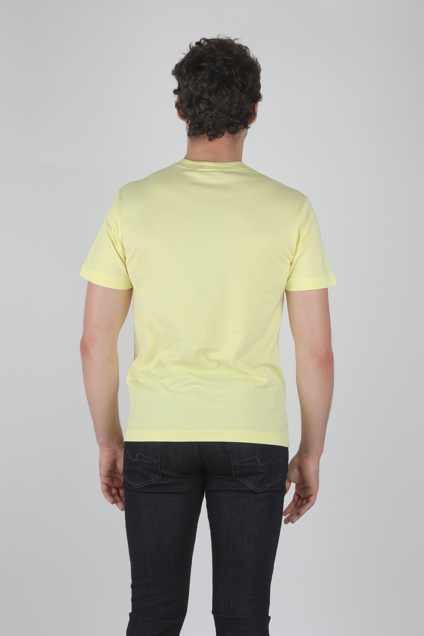 TEE SHIRT STONE ISLAND JAUNE 721524113-V0031