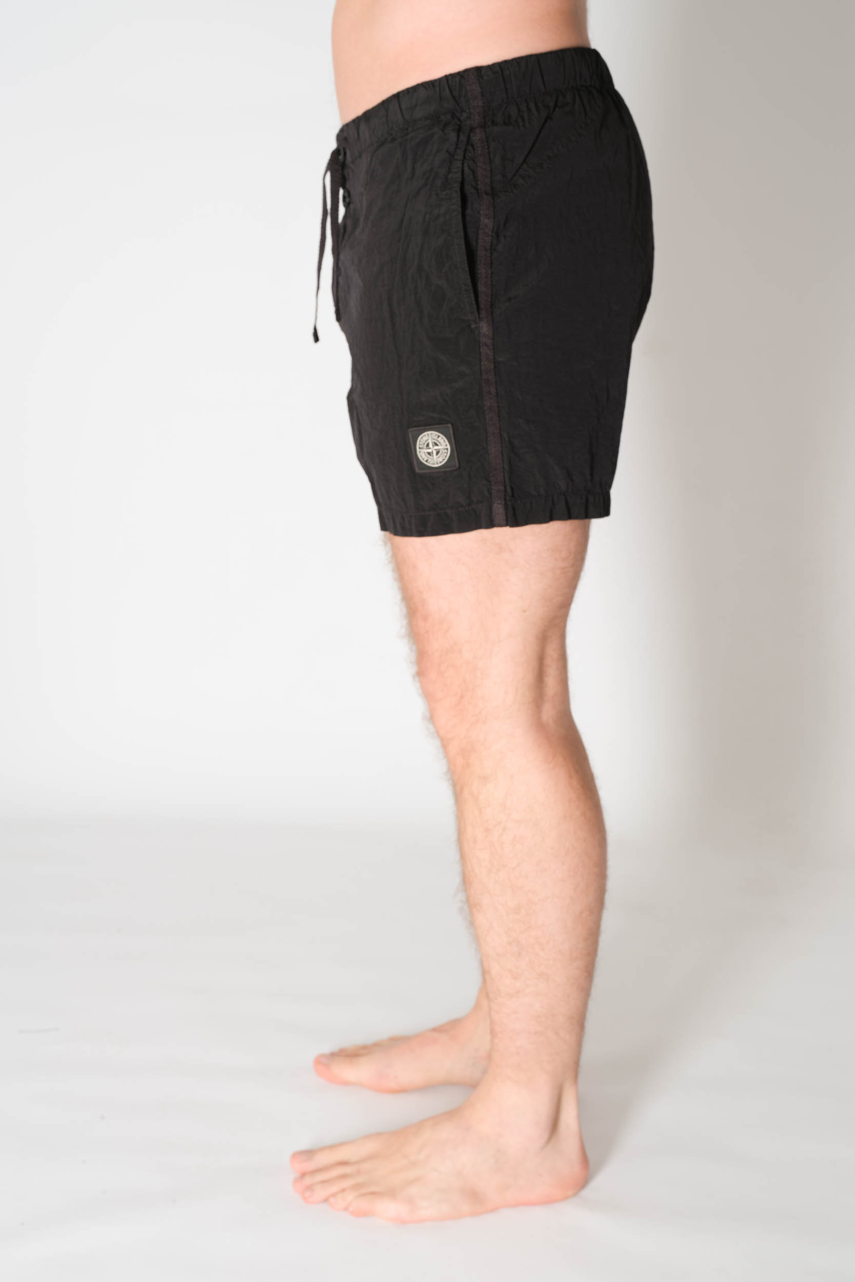 MAILLOT STONE ISLAND NYLON NOIR 8015B0643-A0029