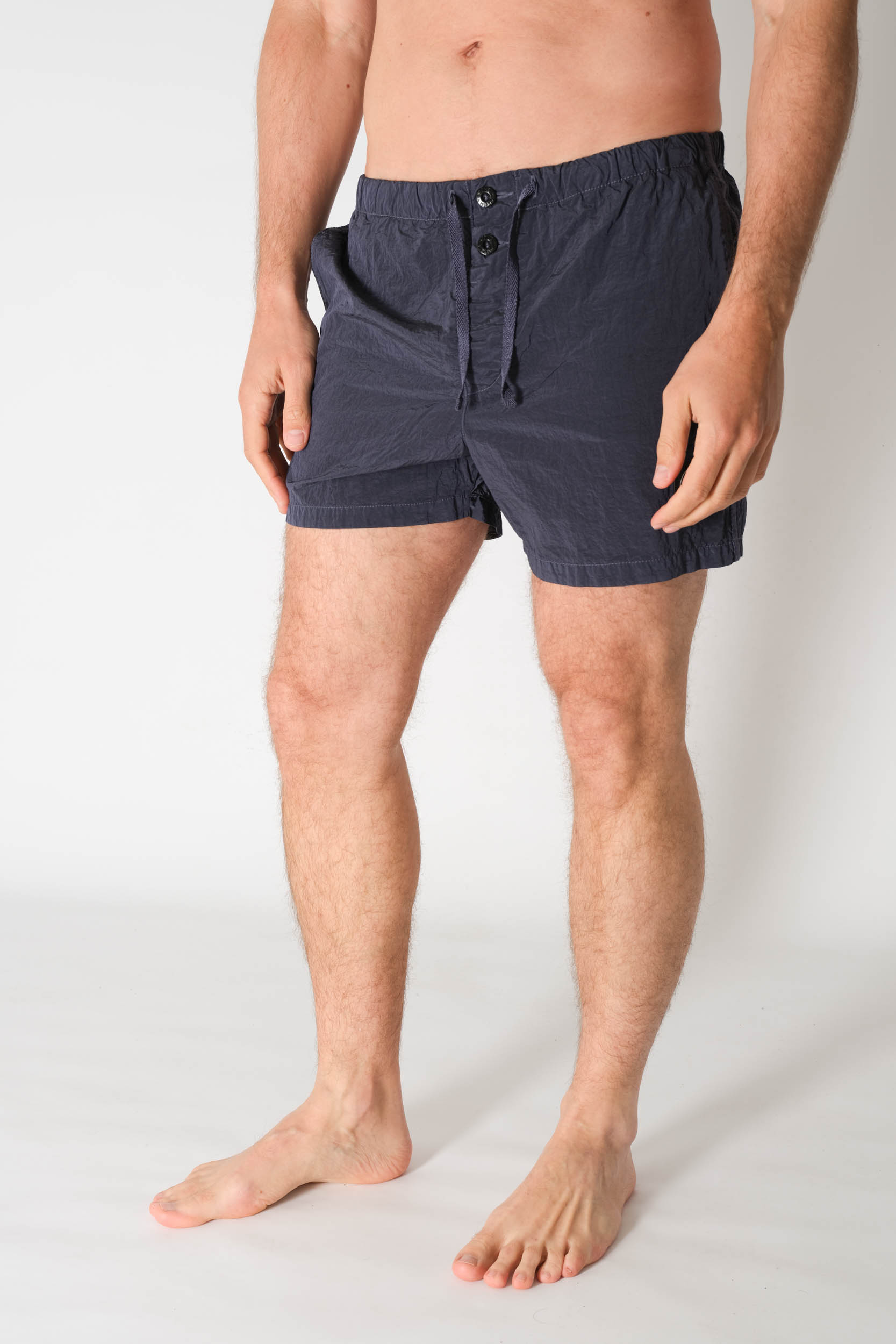 MAILLOT STONE ISLAND NYLON BLEU 8015B0643-V0024