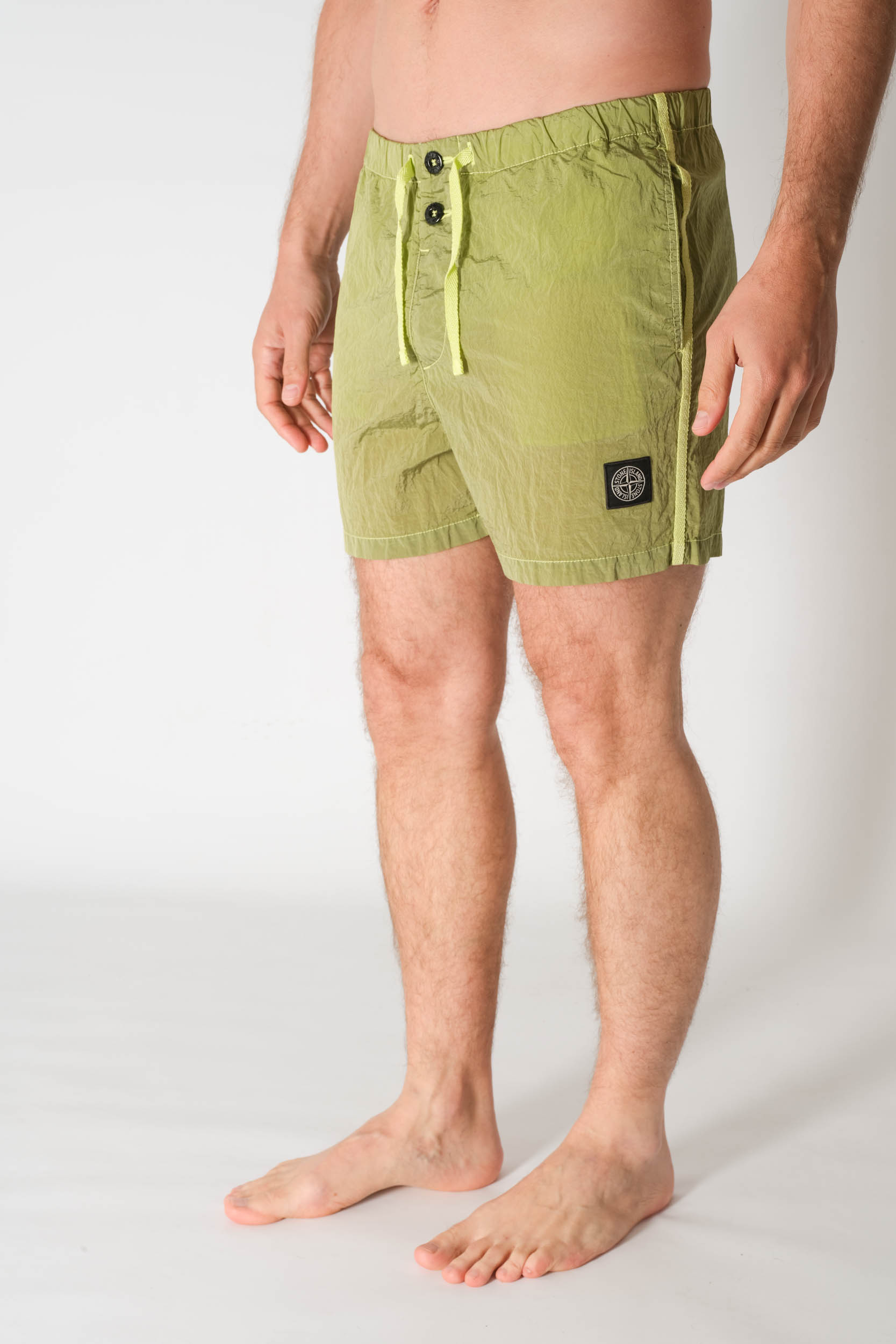 MAILLOT STONE ISLAND NYLON VERT CLAIR 8015B0643-V0031