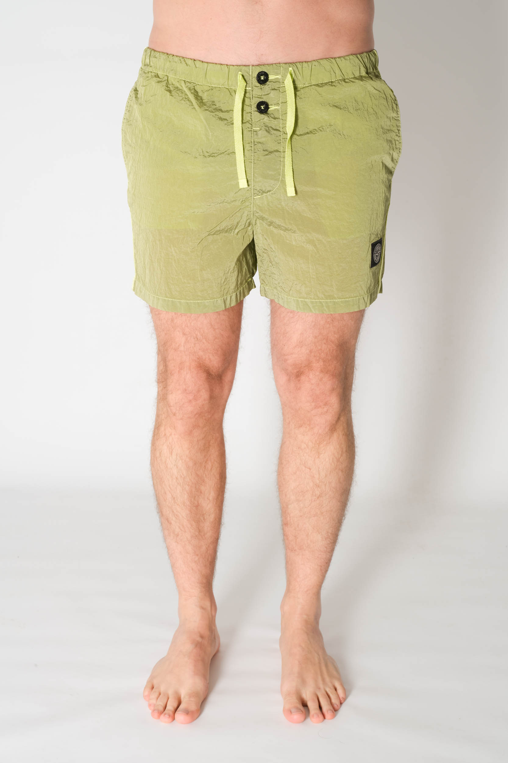 MAILLOT STONE ISLAND NYLON VERT CLAIR 8015B0643-V0031