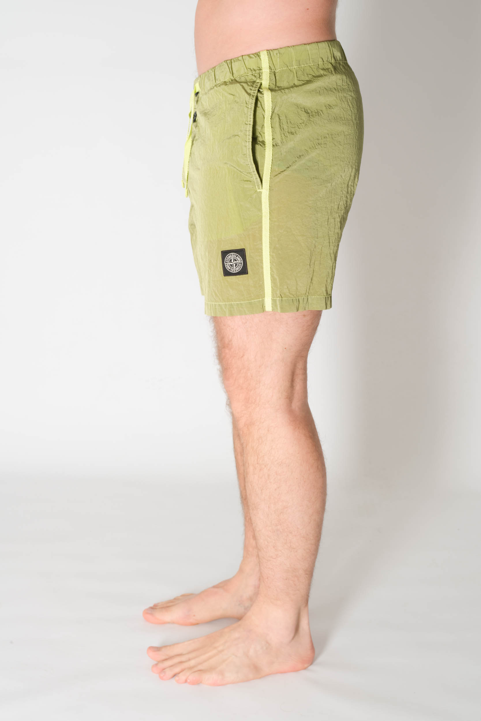 MAILLOT STONE ISLAND NYLON VERT CLAIR 8015B0643-V0031