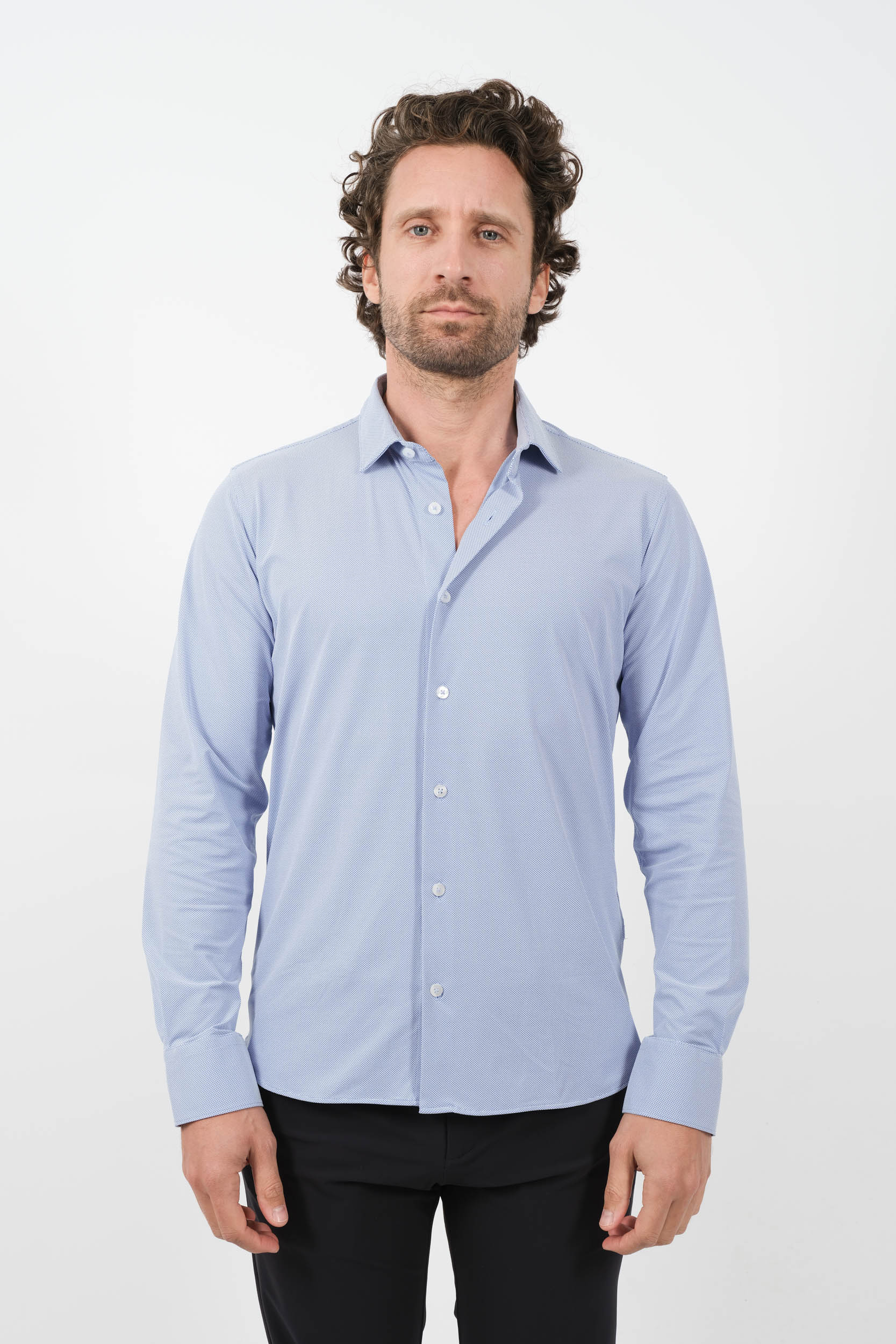 CHEMISE RRD BLEU 24254-V60