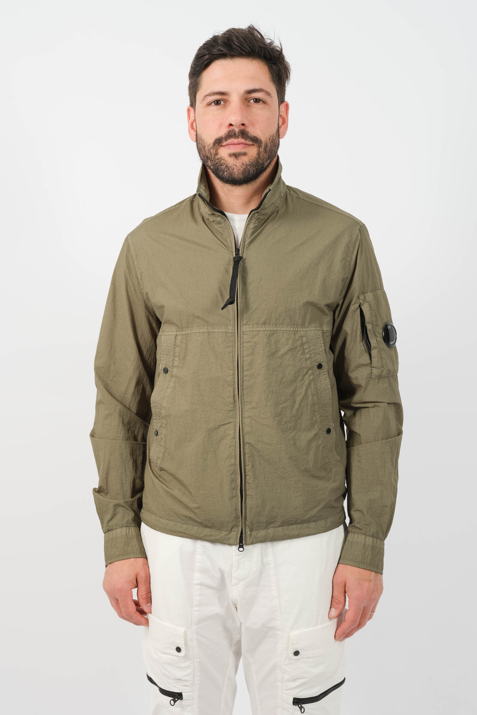 SURCHEMISE C.P COMPANY NYLON VERT S110A-627