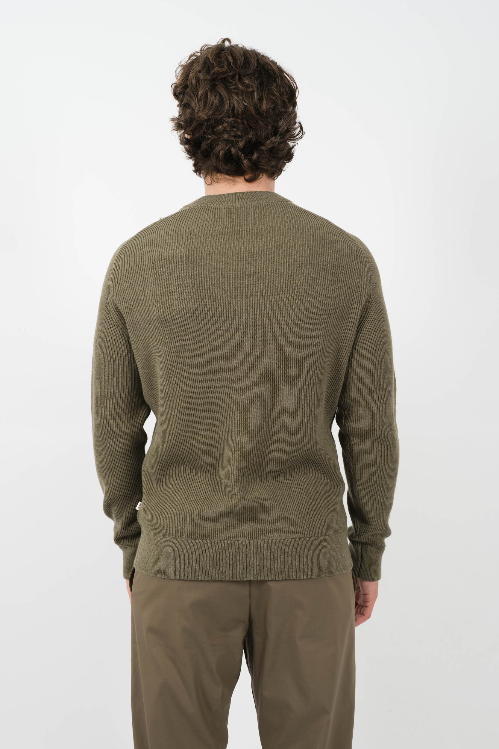 PULL NN07 COL ROND KAKI KEVIN 6600-343