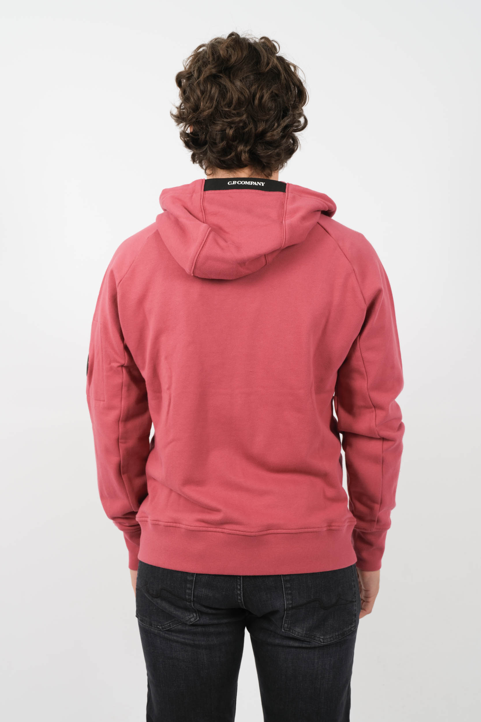 SWEAT C.P COMPANY CAPUCHE ZIPPE HUBLOT ROSE S400A-577