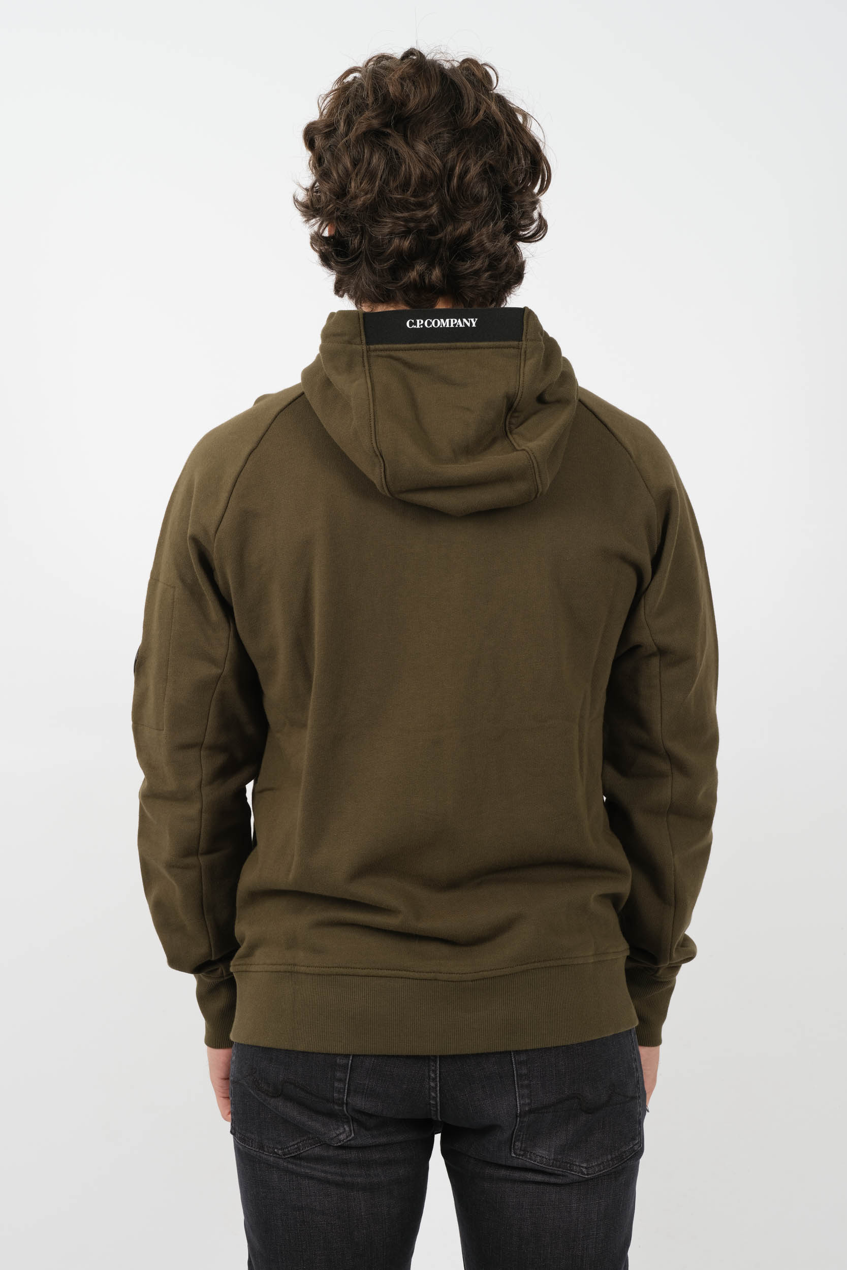 SWEAT C.P COMPANY CAPUCHE HUBLOT KAKI S400A-683