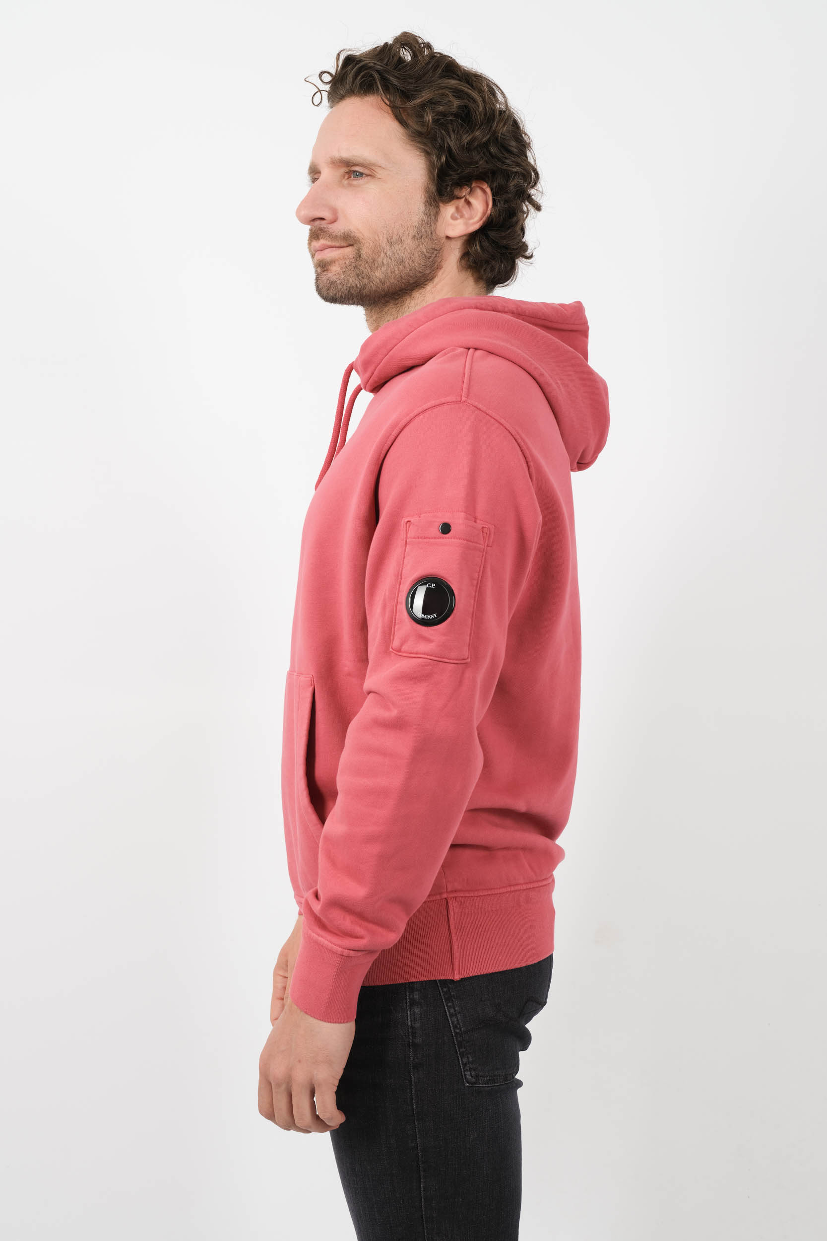 SWEAT C.P COMPANY CAPUCHE ROSE S099A-577