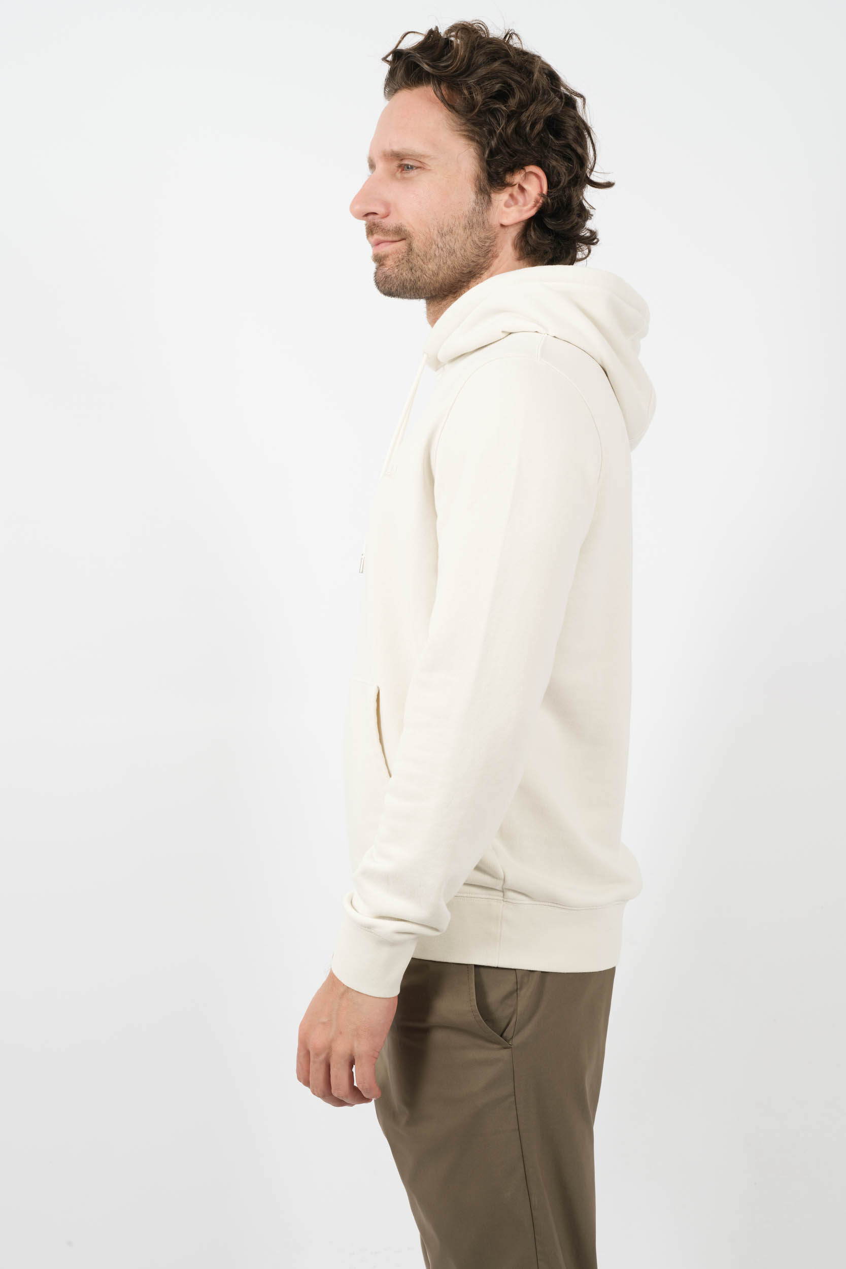 SWEAT WOOLRICH CAPUCHE BLANC SW0224-808