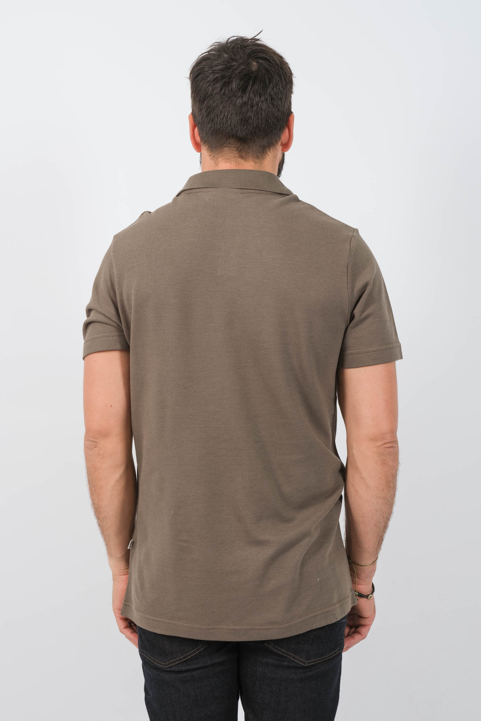 POLO NN07 MANCHES COURTES KAKI PAUL3462-343