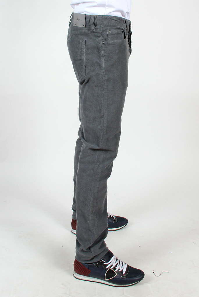 JEANS VELOURS FILIPPA K GRIS 2-13-18137 914490