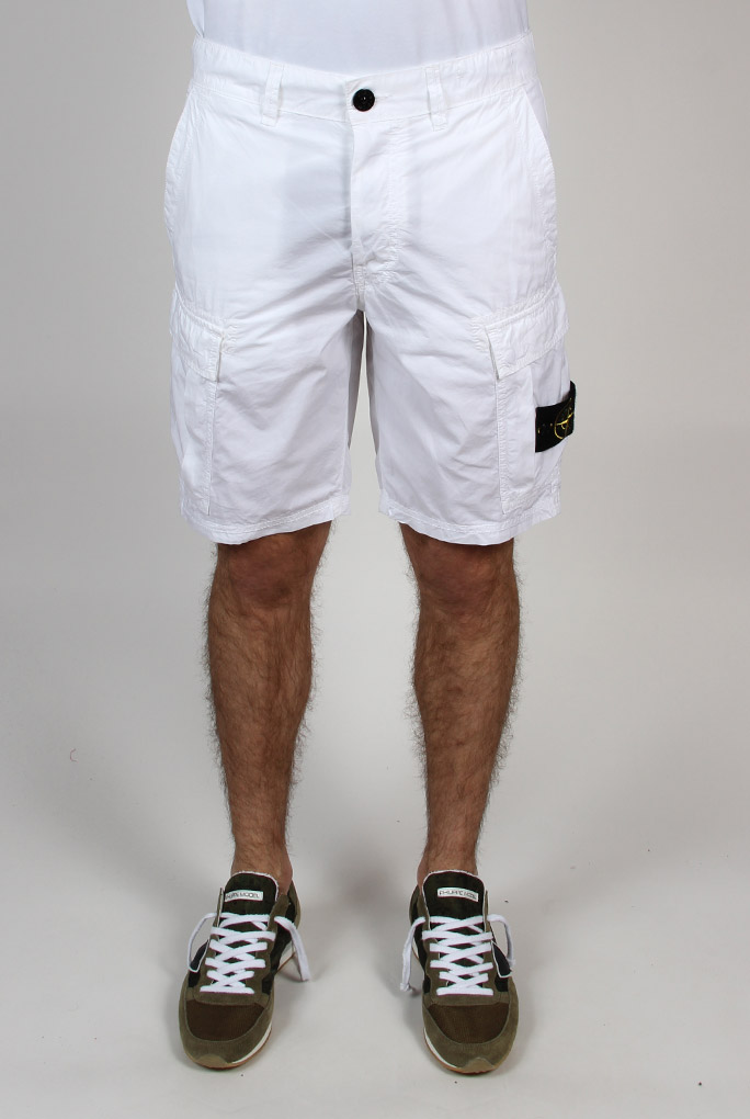 SHORT STONE ISLAND BLANC 6415L0803-V0001