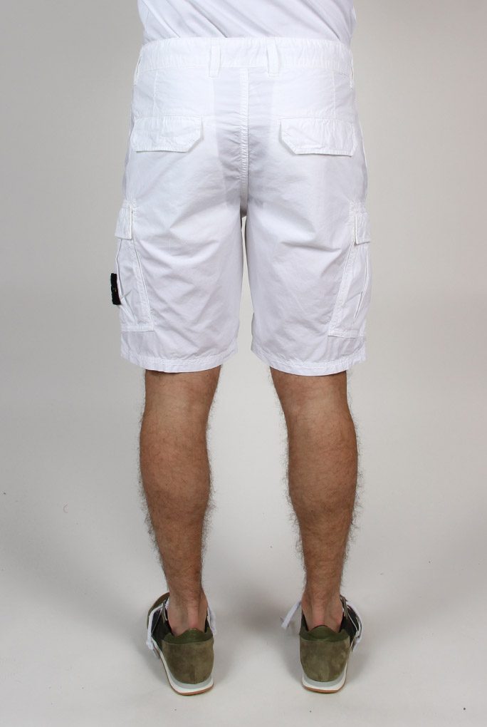 SHORT STONE ISLAND BLANC 6415L0803-V0001
