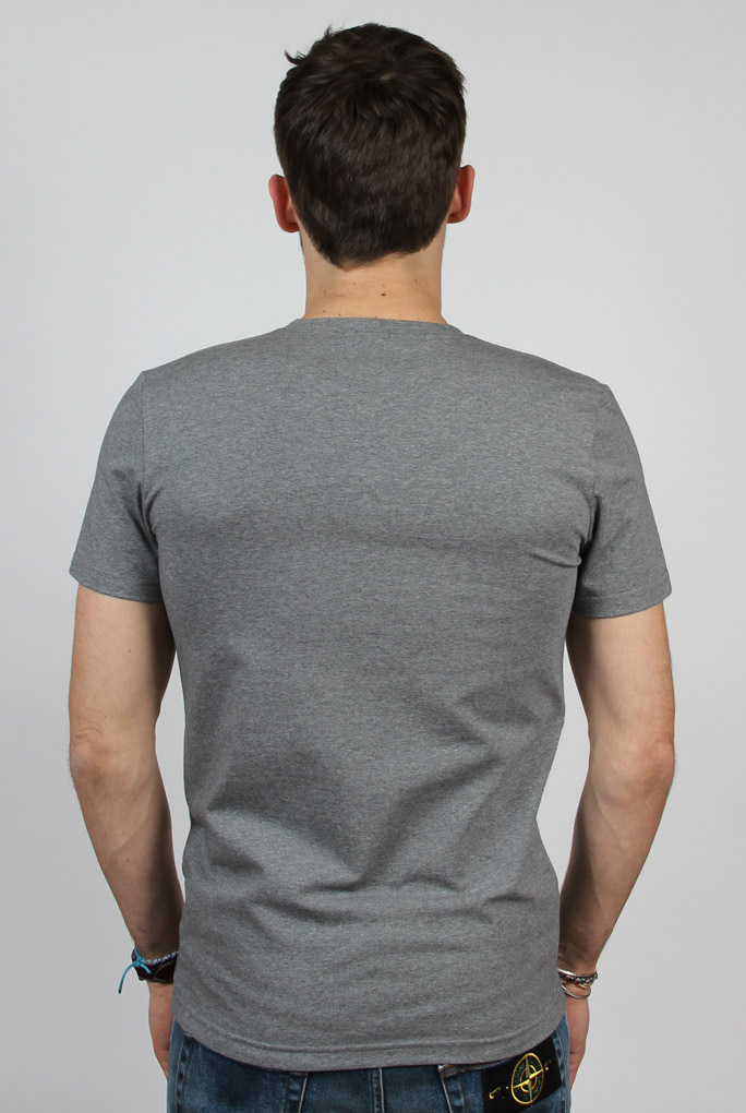 T-SHIRT COL V GRIS FILIPPA K 17216-GREY