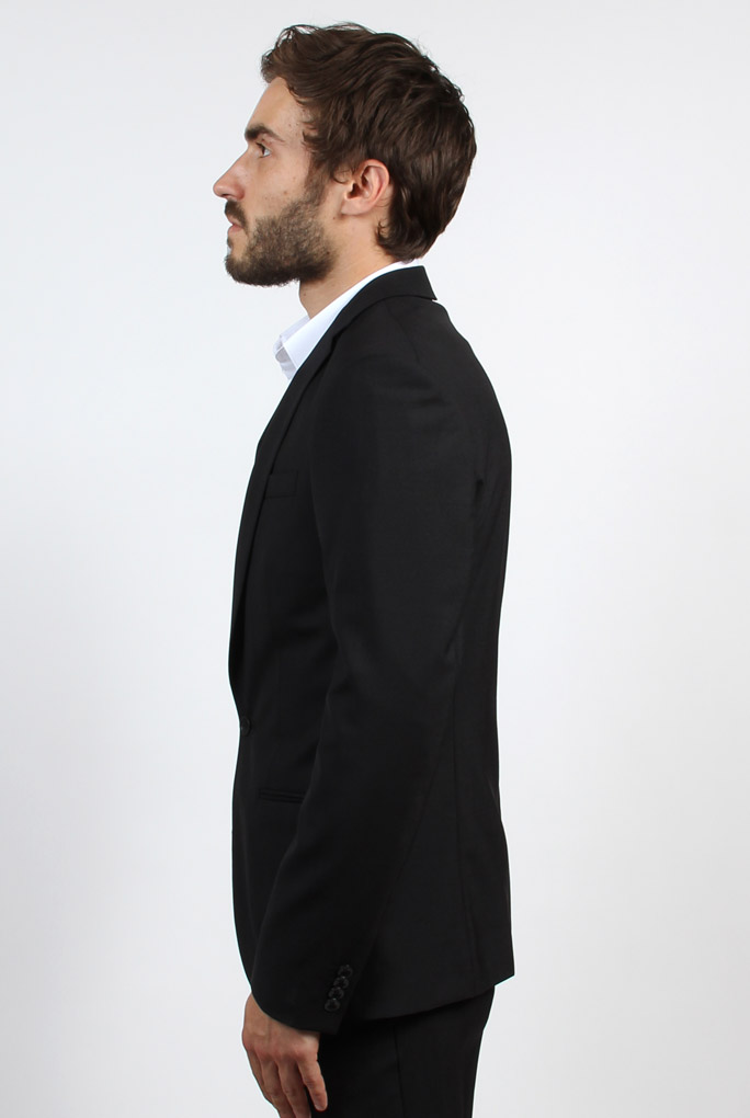 BLAZER FILIPPA K NOIR M. CHRISTIAN COOL WOOL JACKET BLACK 18020-1433