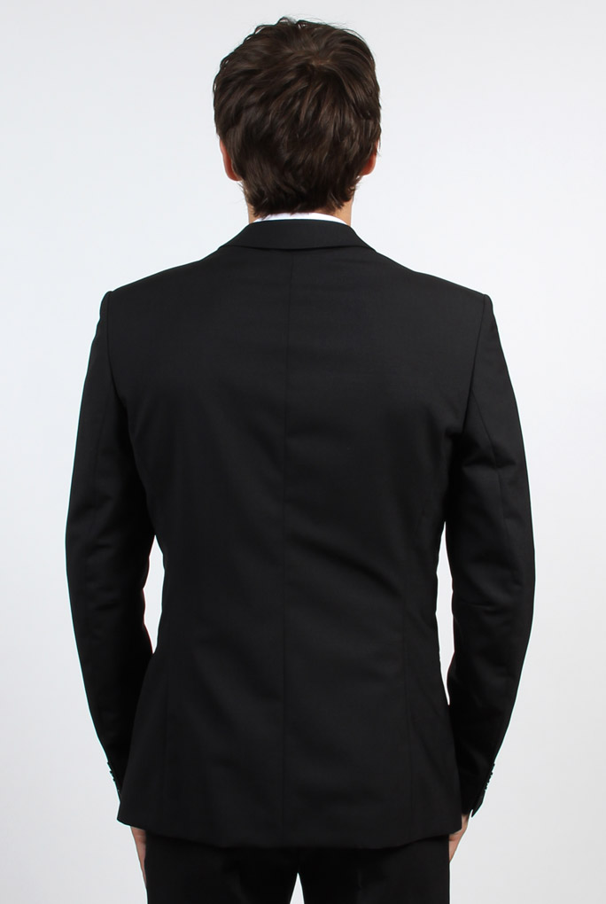 BLAZER FILIPPA K NOIR M. CHRISTIAN COOL WOOL JACKET BLACK 18020-1433