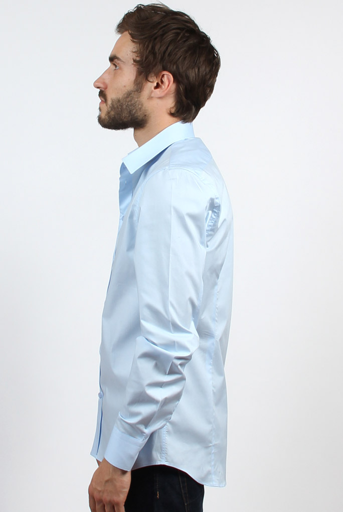 CHEMISE FILIPPA K BLEU CIEL MAN PAUL STRETCH SHIRT LIGHT BLUE 22844-1094