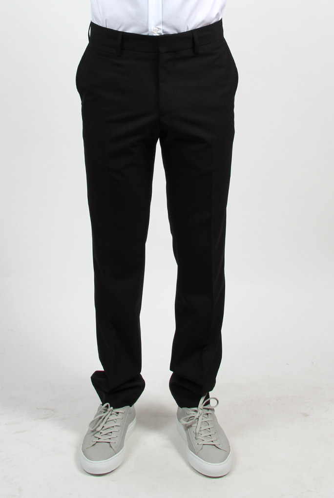 PANTALON FILIPPA K NOIR M. CHRISTIAN COOL WOOL SLACKS BLACK 18021-1433