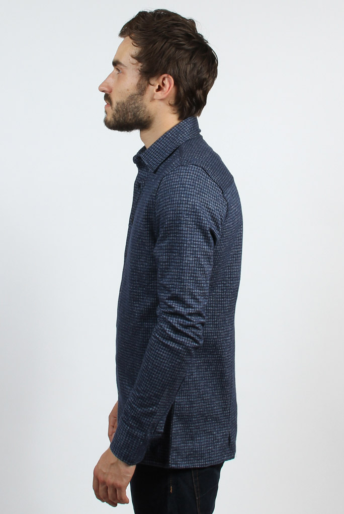 CHEMISE LES GAR&Atilde;&Dagger;ONS FACILES MARINE MATS DENIM 047 443