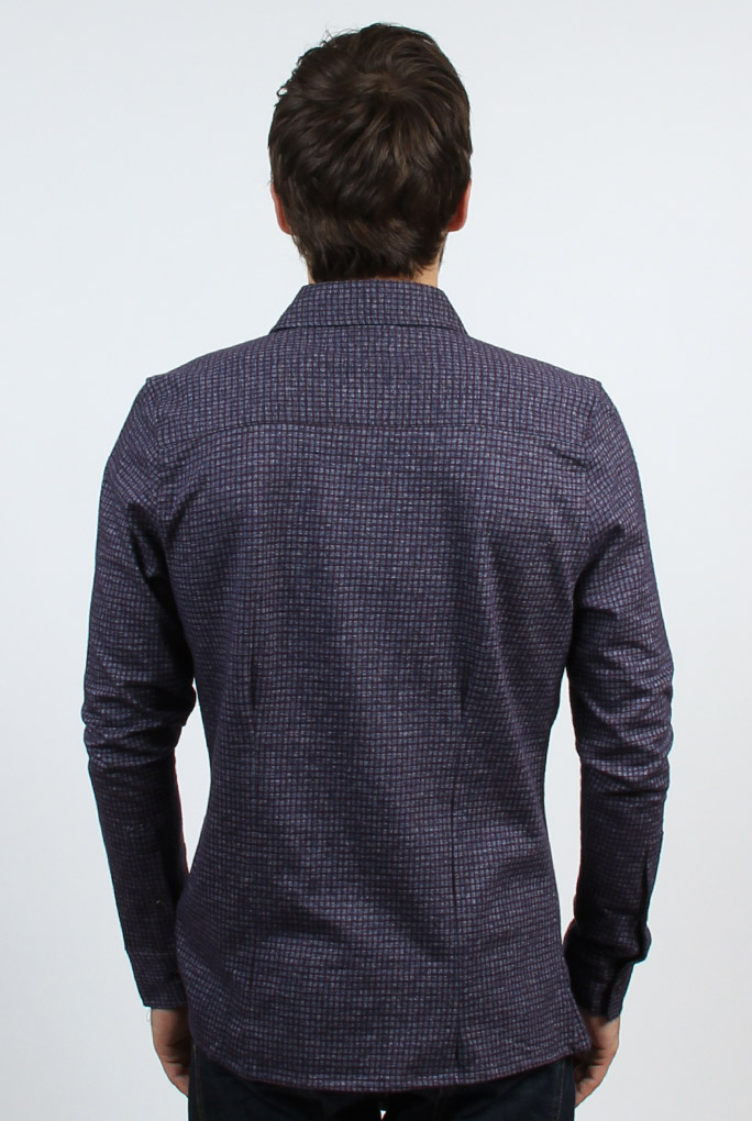 CHEMISE LES GAR&Atilde;&Dagger;ONS FACILES BORDEAUX MATS RED 047 443