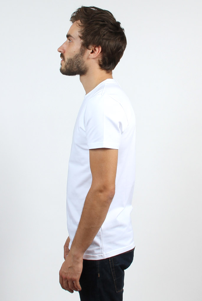 T SHIRT COL ROND FILIPPA K BLANC MAN SOFT LYCRA TEE WHITE 10704 1009
