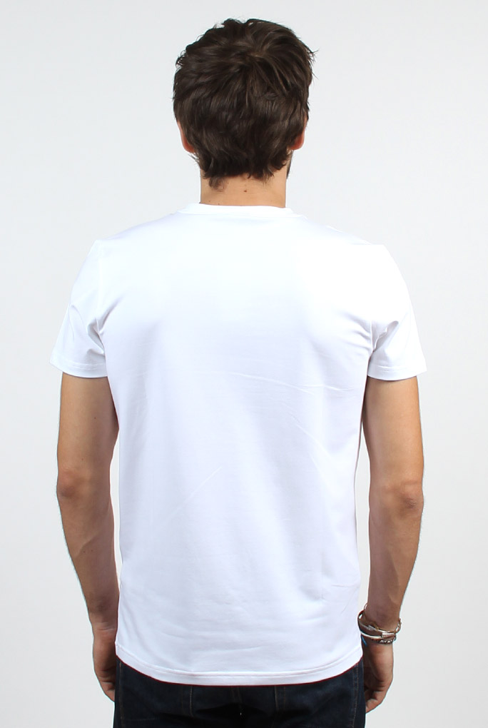 T SHIRT COL ROND FILIPPA K BLANC MAN SOFT LYCRA TEE WHITE 10704 1009