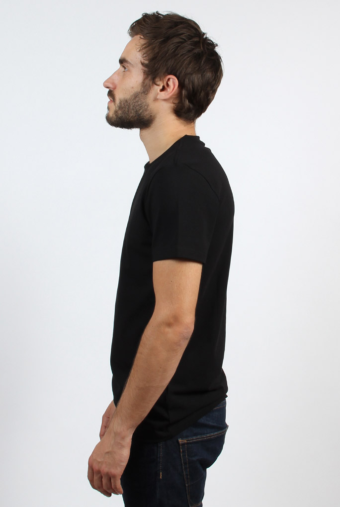 T SHIRT COL ROND FILIPPA K NOIR MAN SOFT LYCRA TEE BLACK 10704-1433