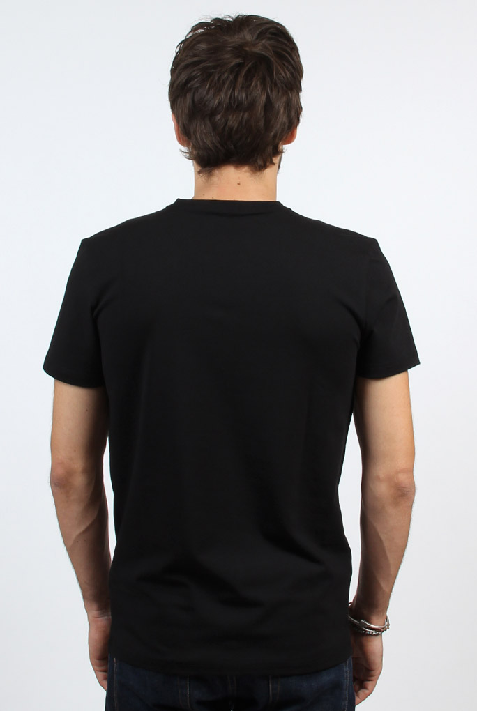 T SHIRT COL ROND FILIPPA K NOIR MAN SOFT LYCRA TEE BLACK 10704-1433
