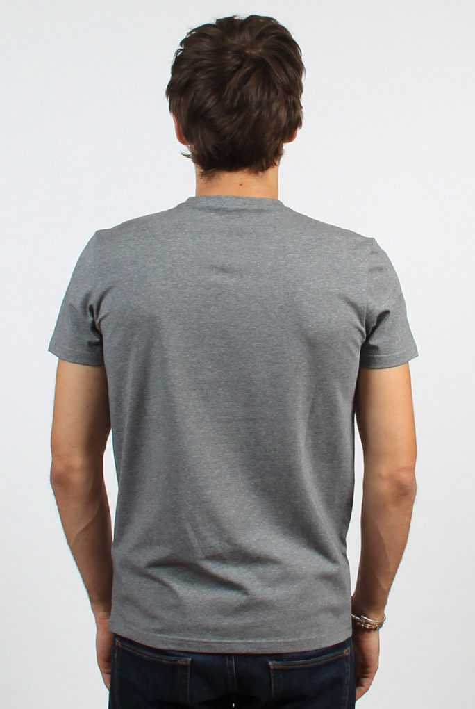 T SHIRT COL ROND FILIPPA K GRIS MAN SOFT LYCRA TEE GREY MELANGE 10704-1448