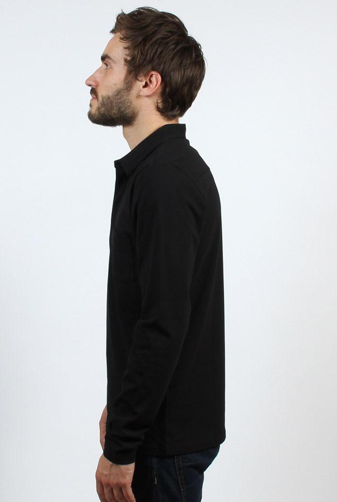 POLO FILIPPA K NOIR M. SOFT LYCRA POLOSHIRT BLACK 19235-1433