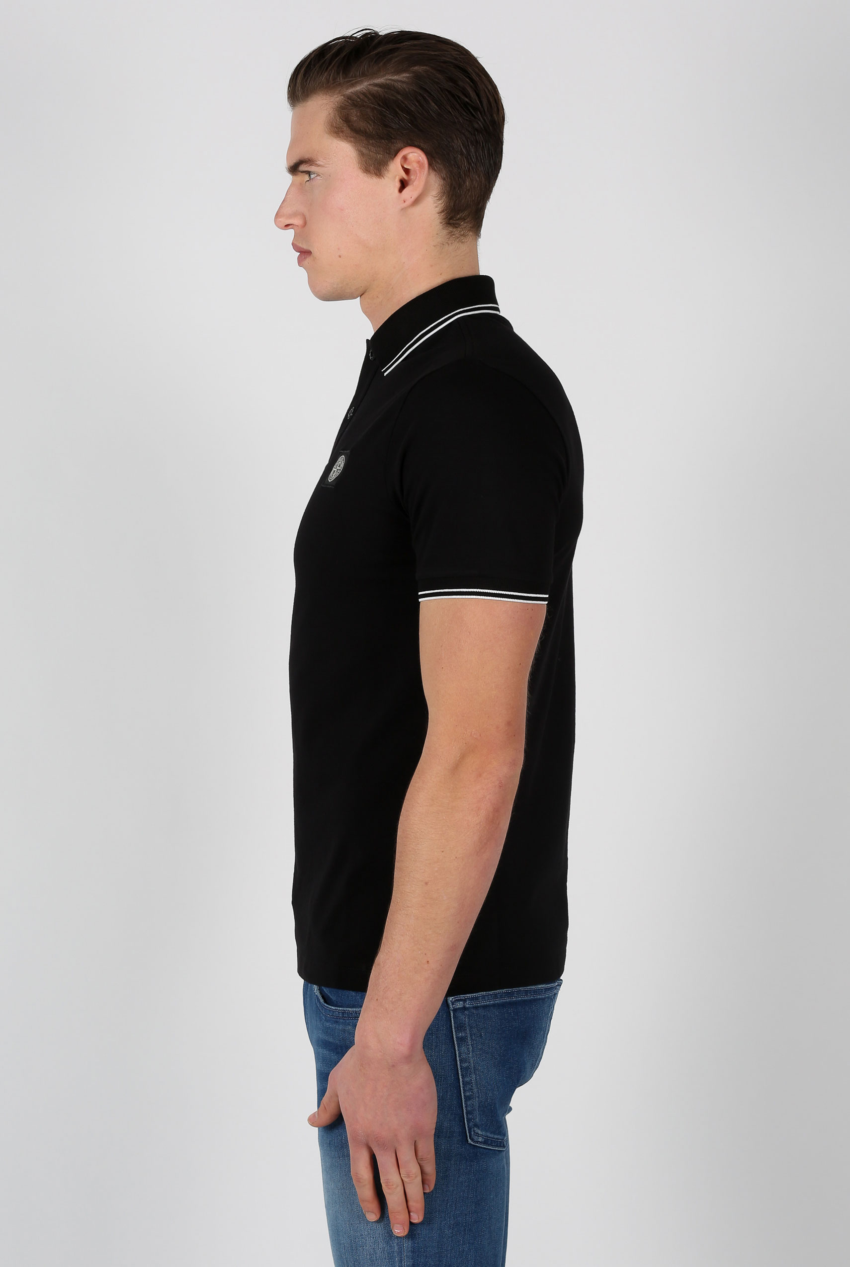 POLO STONE ISLAND NOIR 101522S18-V0029