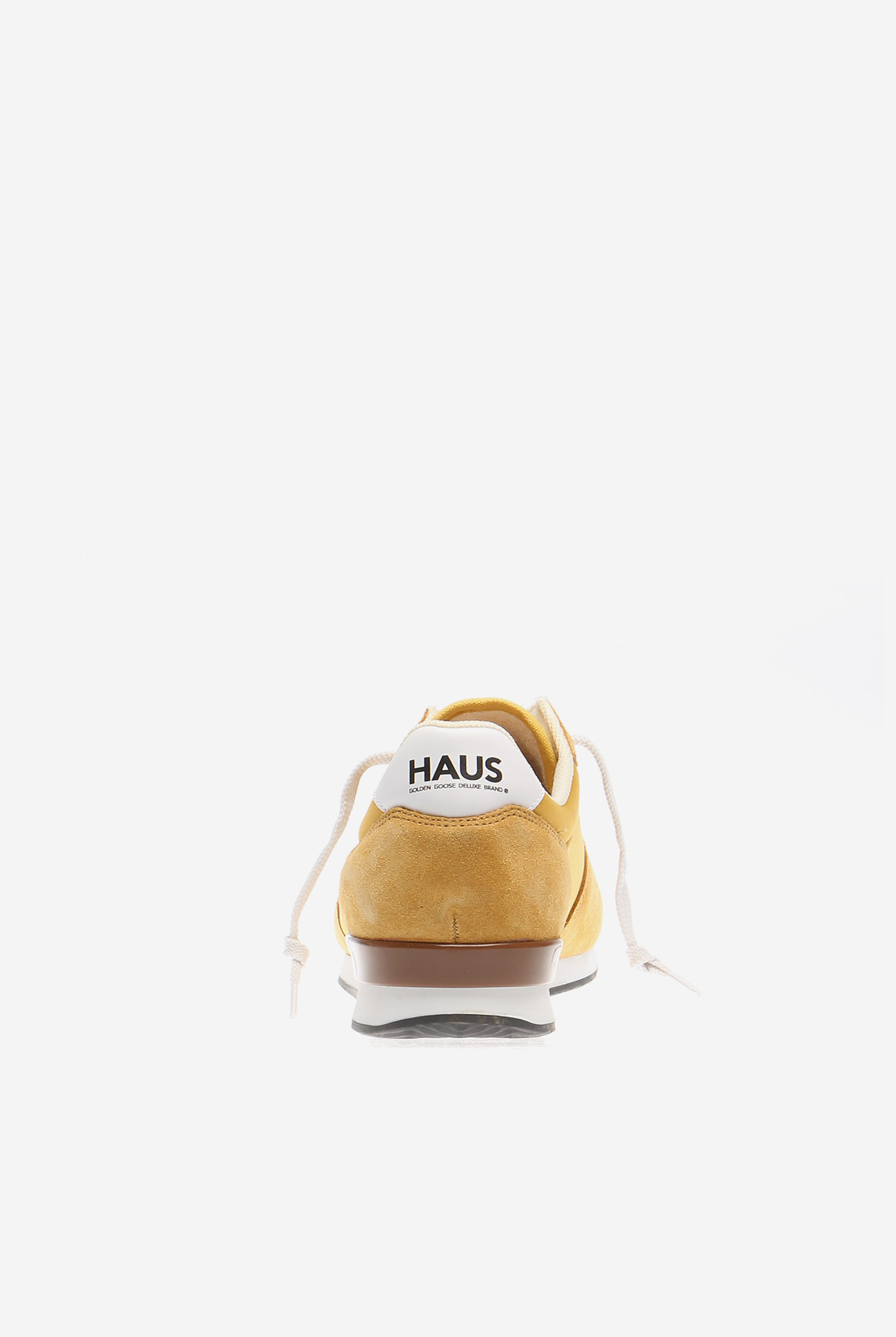 SNEAKERS GOLDEN GOOSE HAUS HALLEY MUSTARD WHITE STAR H30MS362-B3