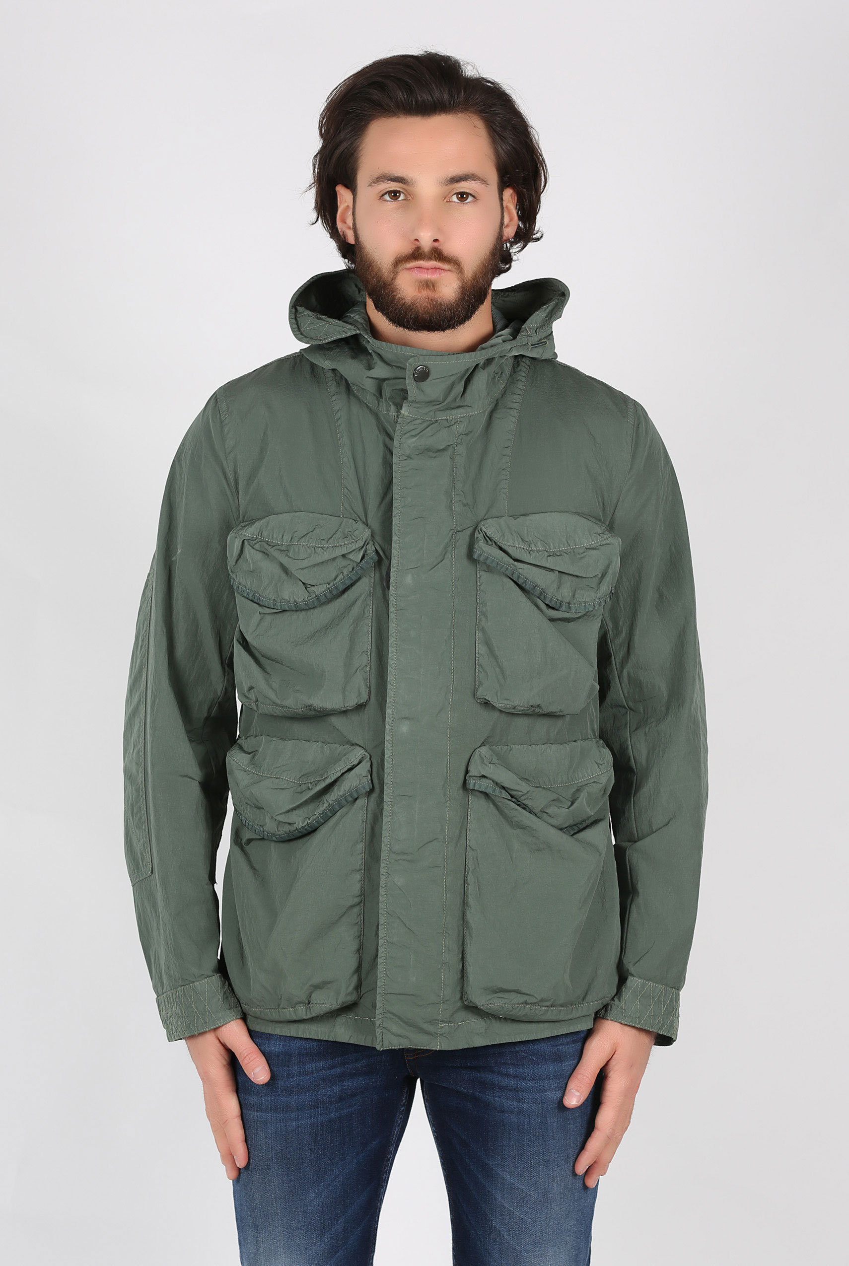 VESTE NEMEN VERTE MULTIPOCKET-GREEN