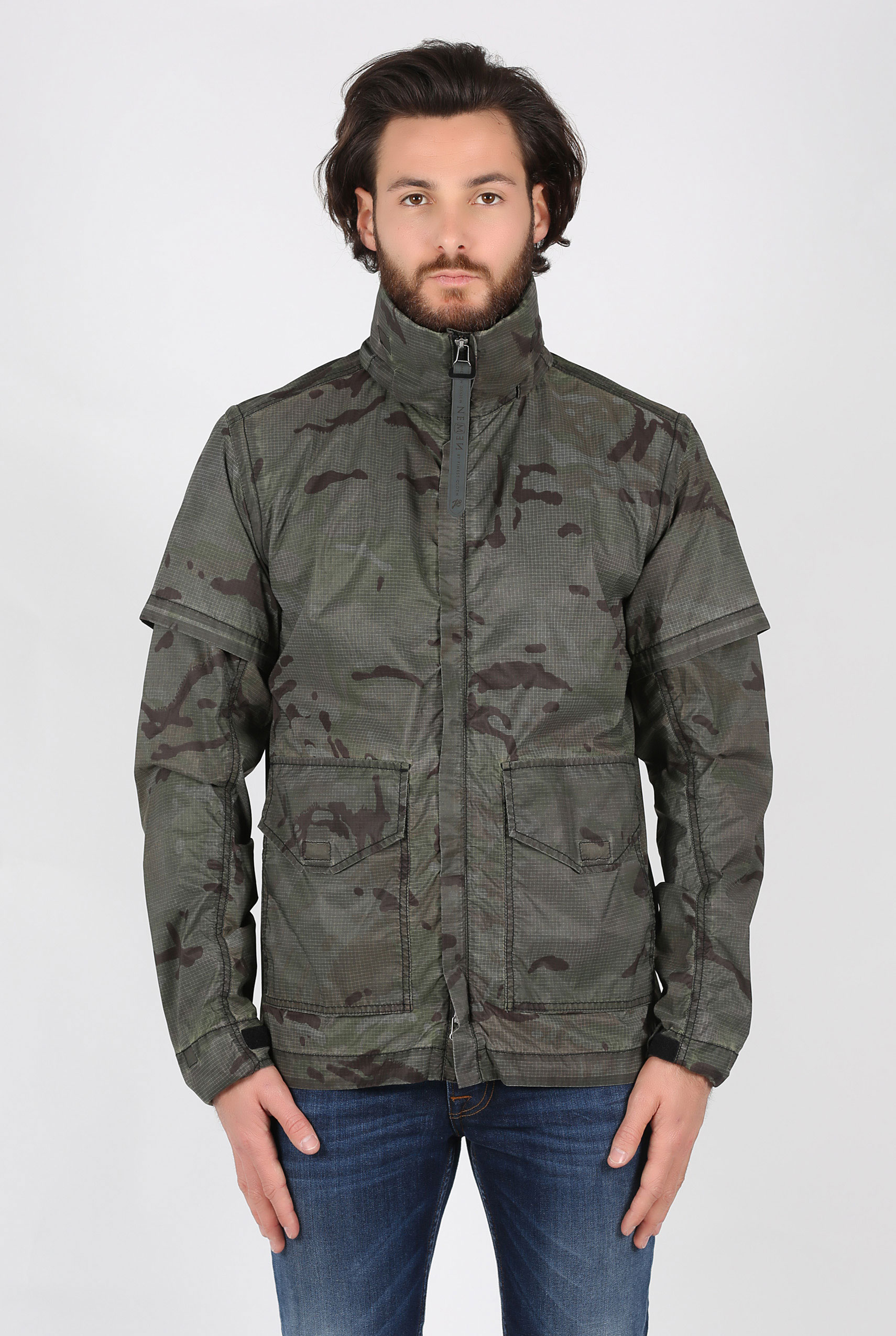 VESTE NEMEN CAMOUFLAGE KAKI JUNGLE JACKET MILITARY GREEN