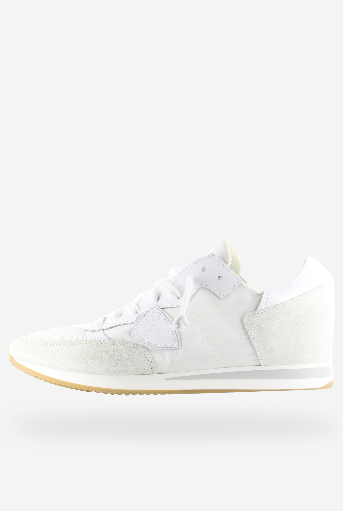 BASKETS PHILIPPE MODEL TROPEZ LOW UOMO BASIC BLANC/BLANC TRLU-1101