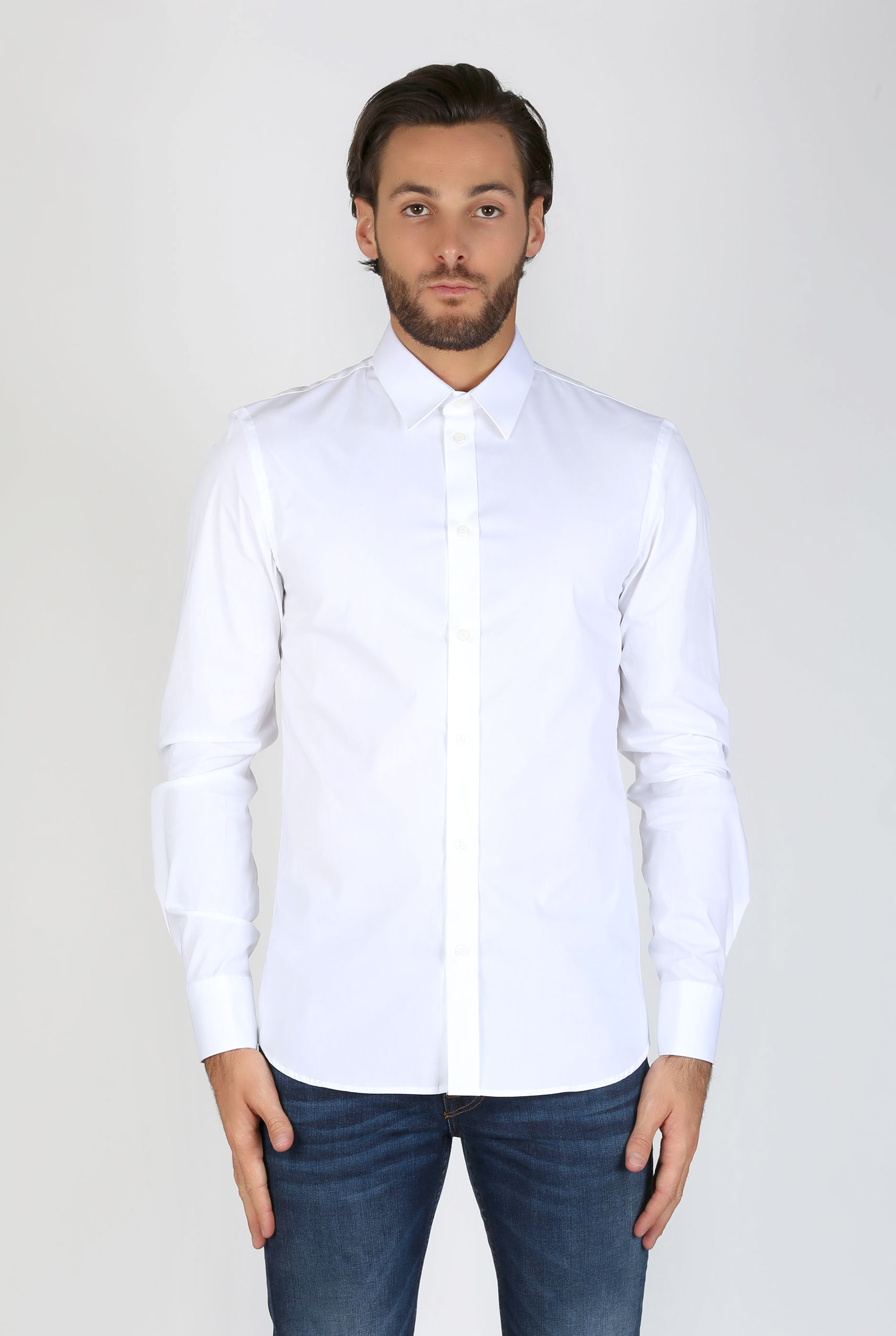 CHEMISE FILIPPA K BLANCHE MAN PAUL STRETCH SHIRT WHITE 22844-1009