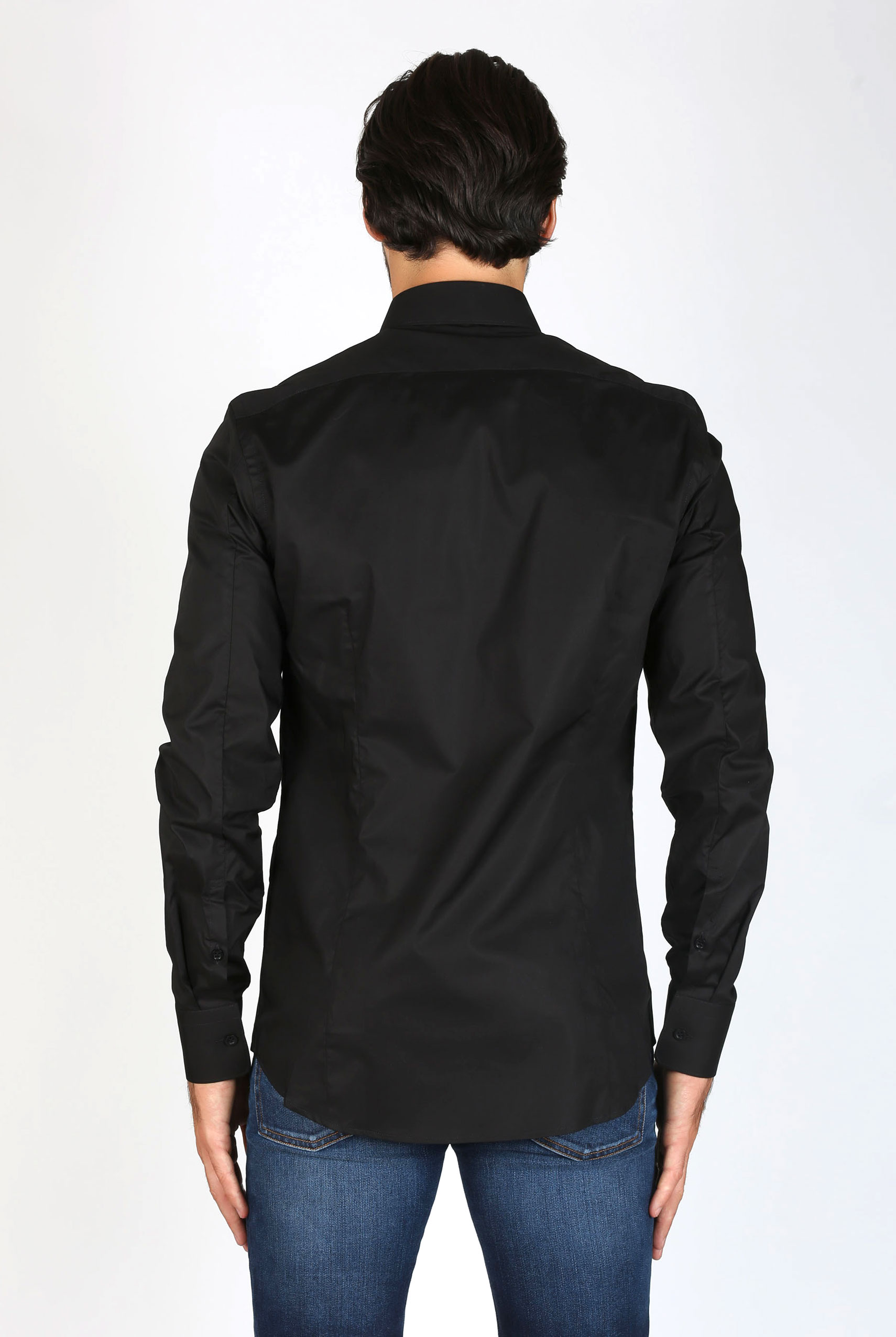 CHEMISE FILIPPA K NOIRE MAN PAUL STRETCH SHIRT BLACK 22844-1433