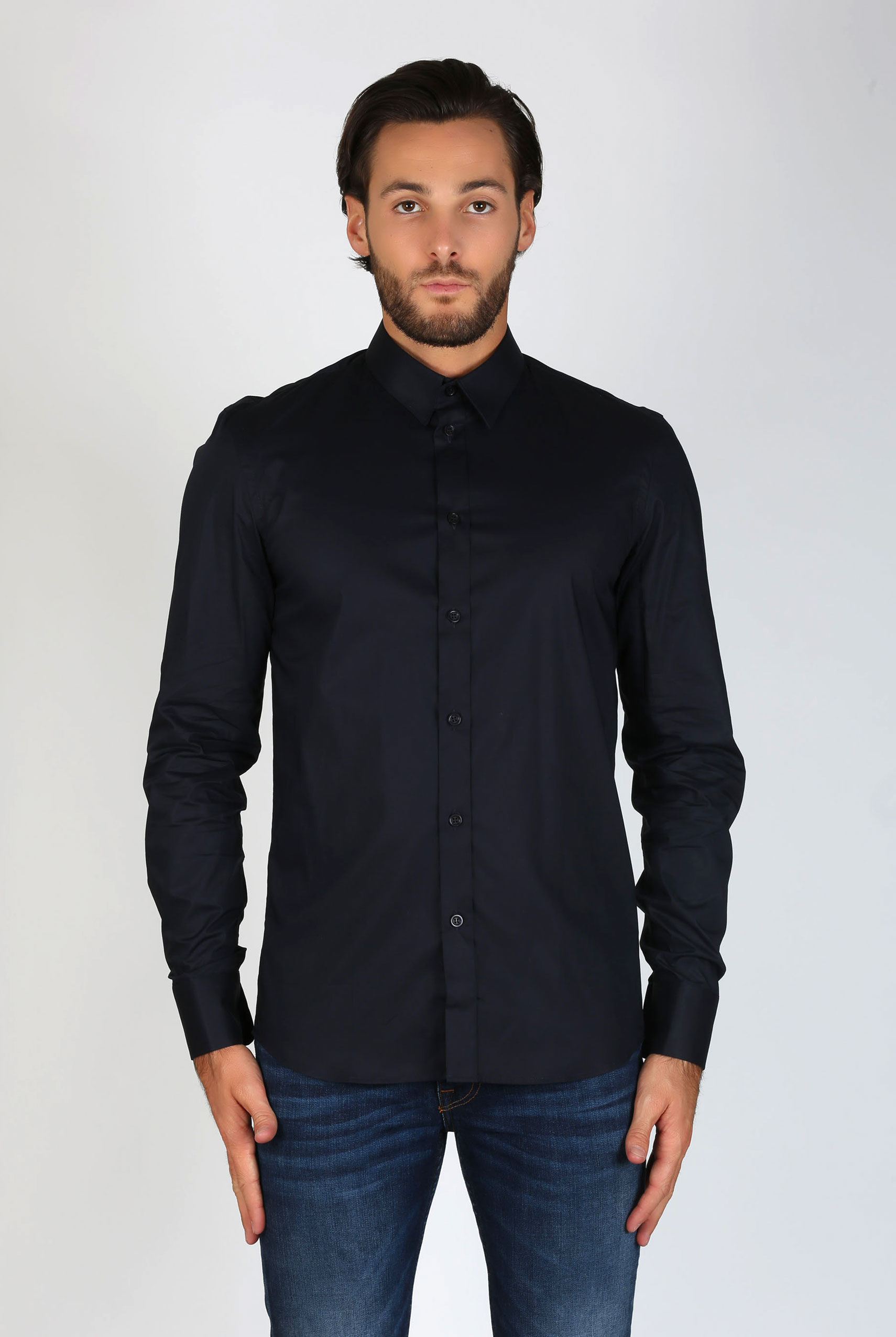 CHEMISE FILIPPA K MARINE MAN PAUL STRETCH SHIRT NAVY 22844-2830