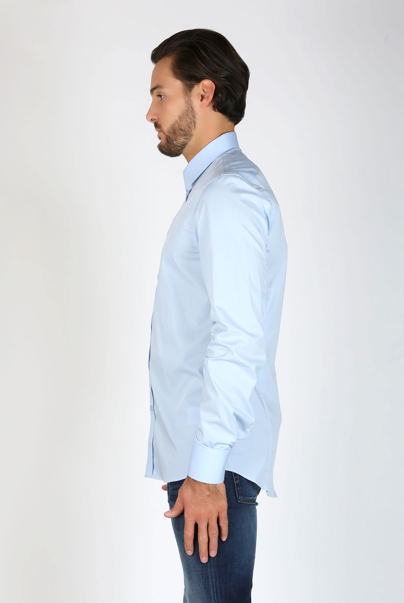CHEMISE FILIPPA K BLEU CIEL MAN PAUL STRETCH SHIRT LGHT BLUE 22844-1094