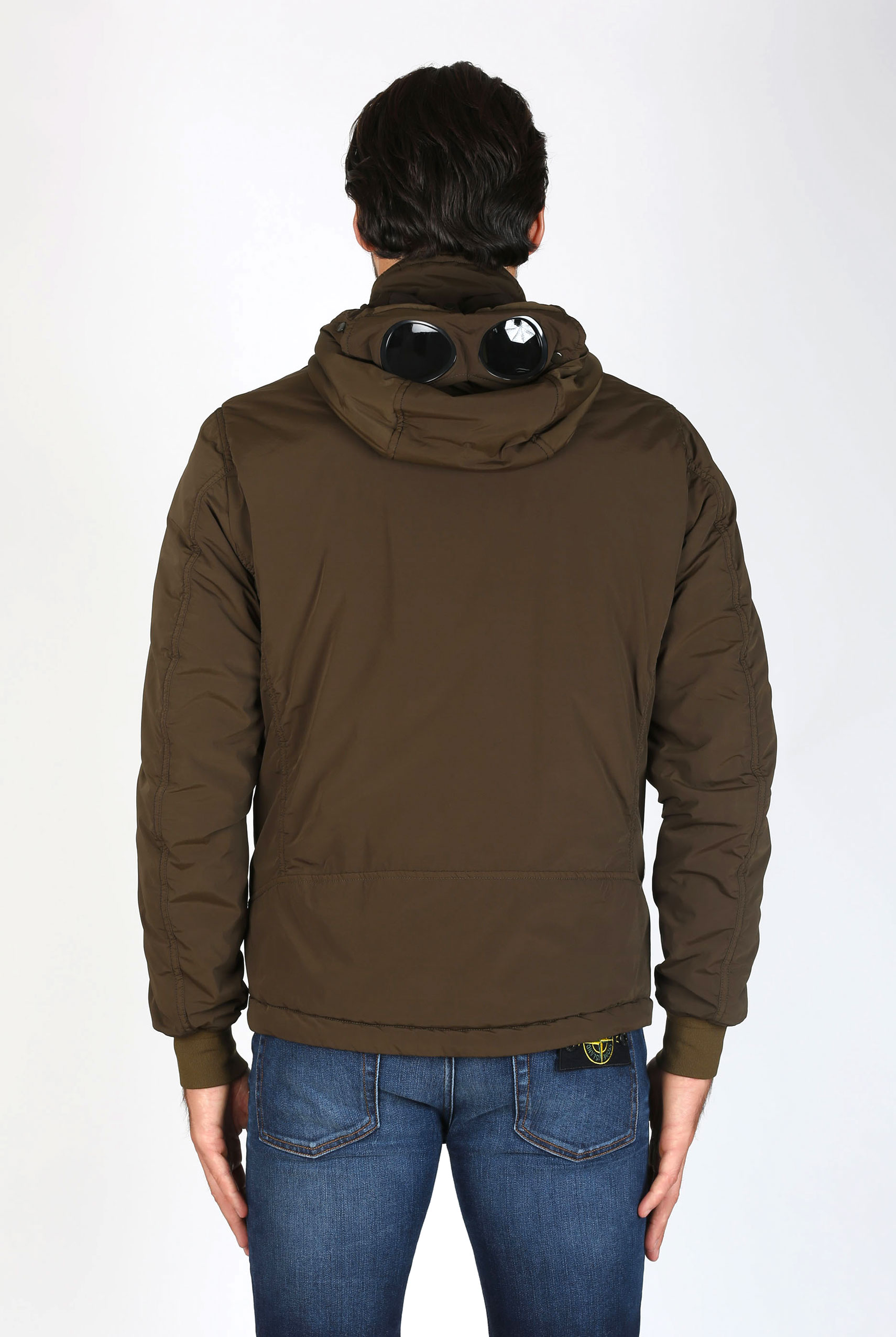 BLOUSON CP COMPANY KAKI GOGGLE JACKET 03CMOW002A001020G-679