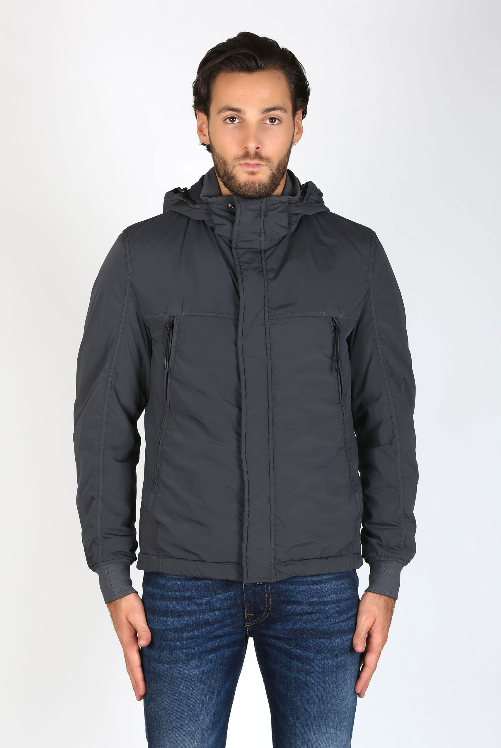 BLOUSON CP COMPANY GRIS GOGGLE JACKET 03CMOW002A001020G-968