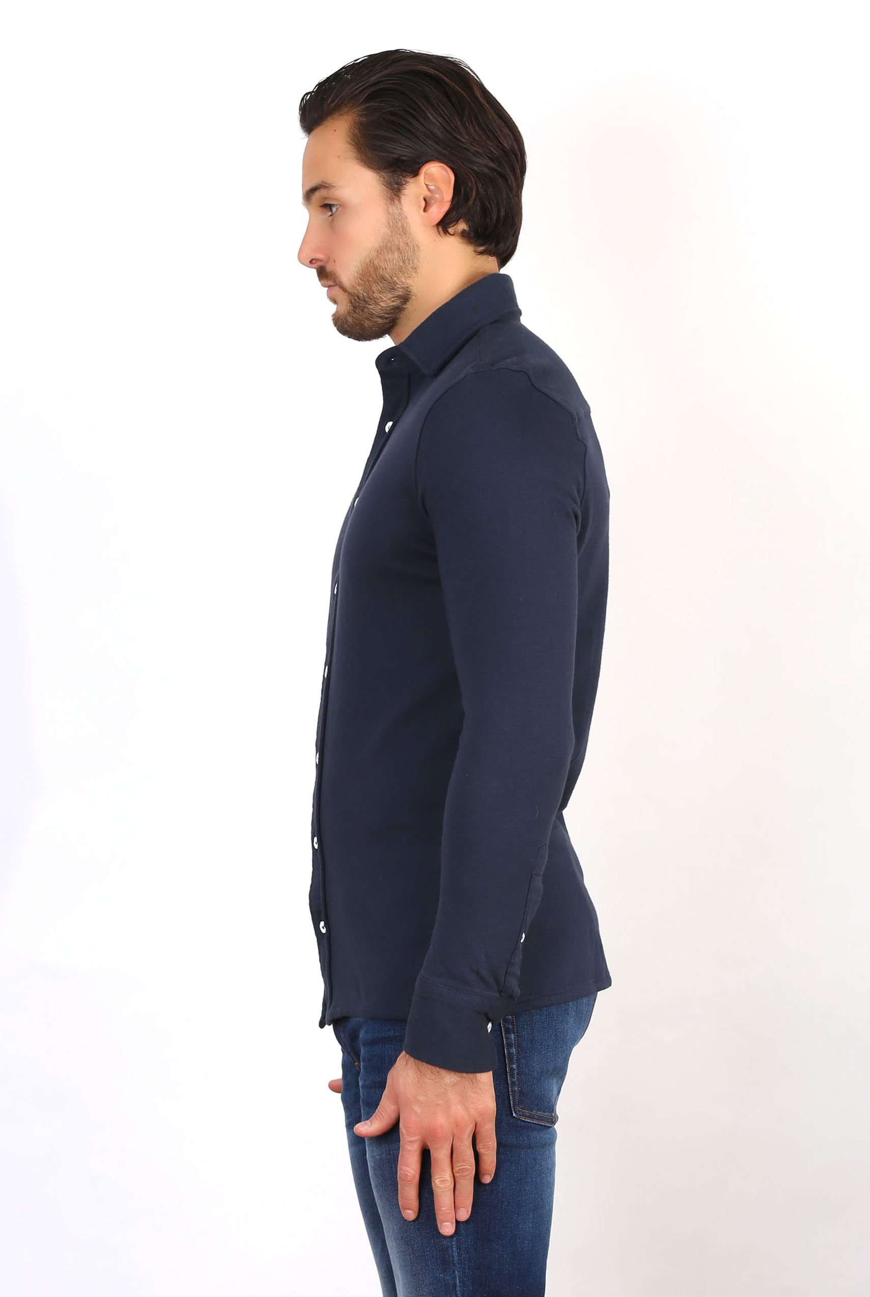 CHEMISE LES GARCONS FACILES MARINE PAOLO NAVY