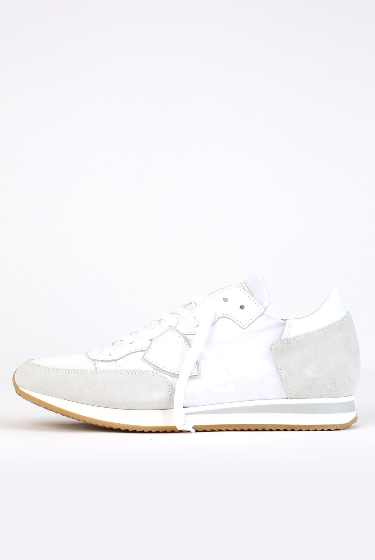 BASKETS PHILIPPE MODEL TROPEZ L U BASIC BLANC/BLANC TRLU-1101