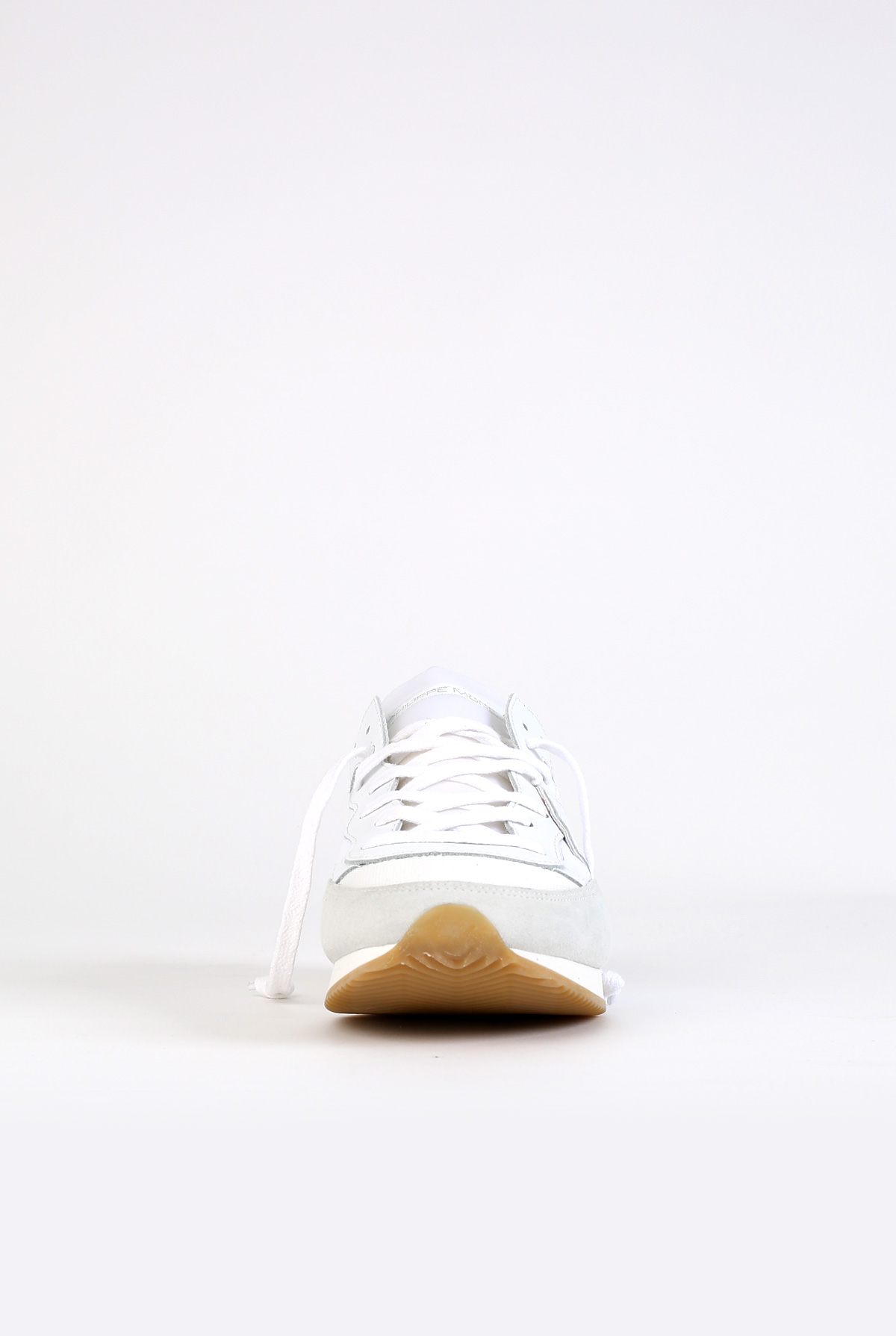 BASKETS PHILIPPE MODEL TROPEZ L U BASIC BLANC/BLANC TRLU-1101