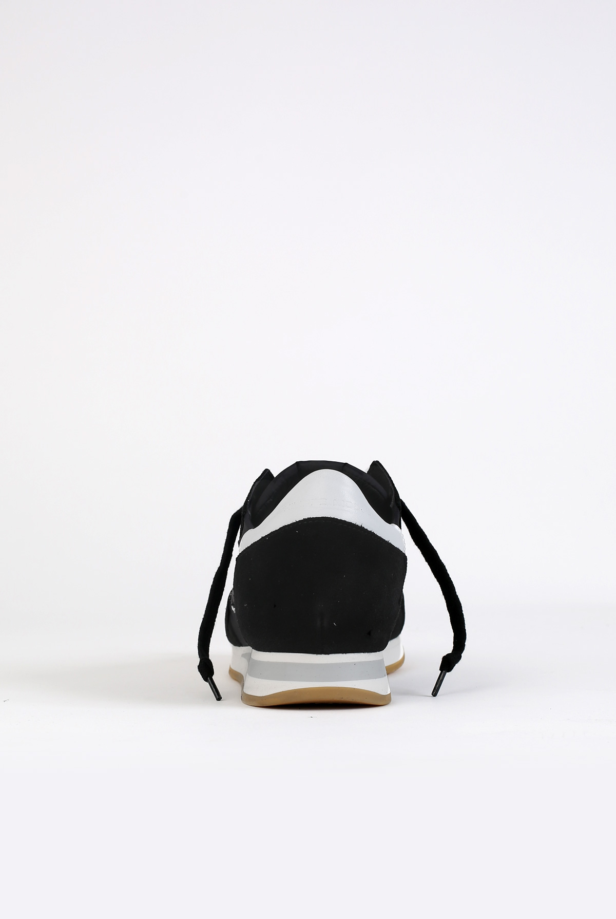 BASKETS PHILIPPE MODEL TROPEZ L U BASIC NOIR/BLANC TRLU-1109