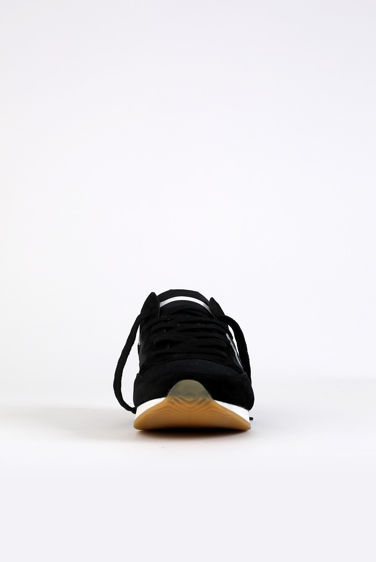 BASKETS PHILIPPE MODEL TROPEZ L U BASIC NOIR/BLANC TRLU-1109