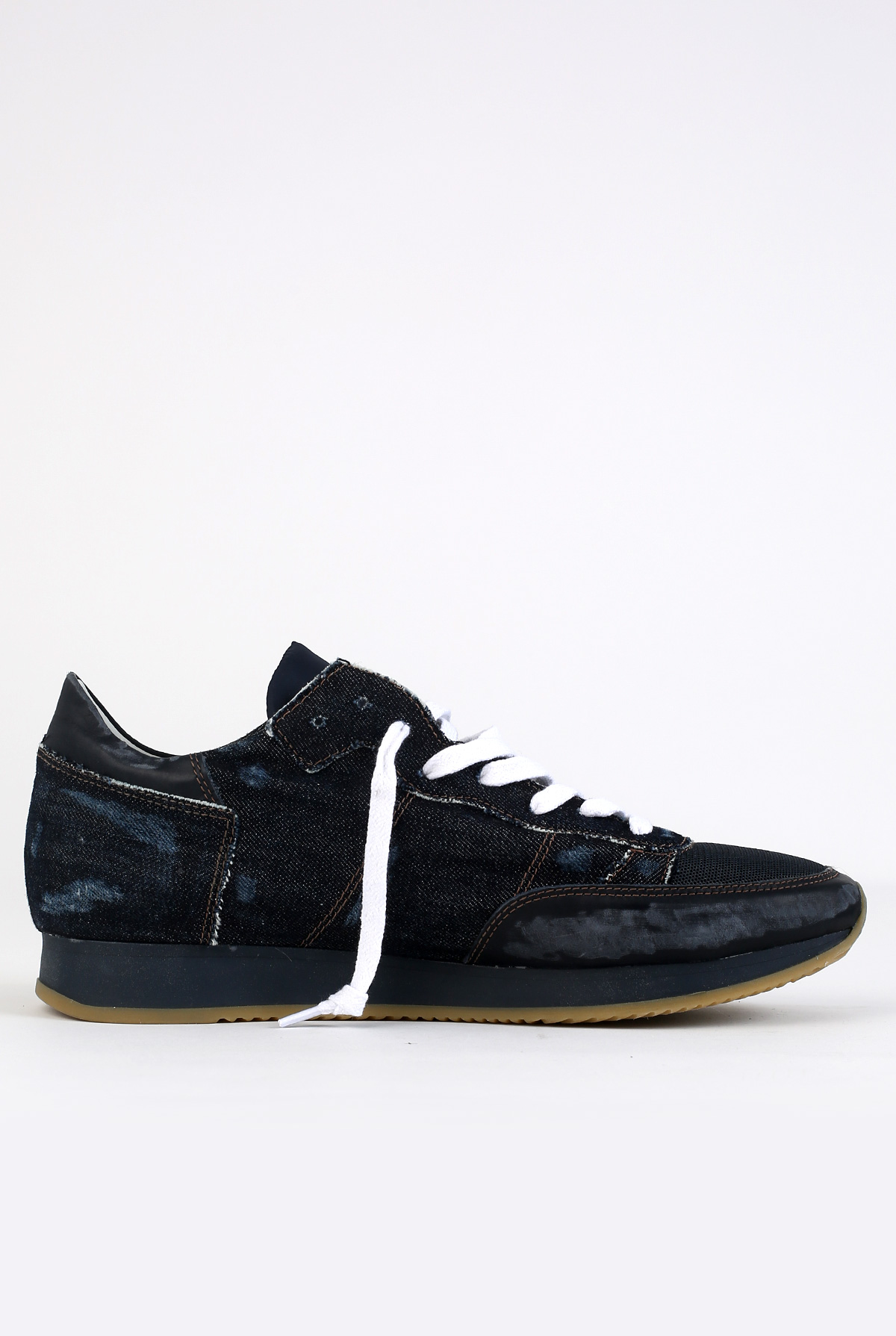  BASKETS PHILIPPE MODEL TROPEZ L U JEAN'S BLEU TRLU-JW01