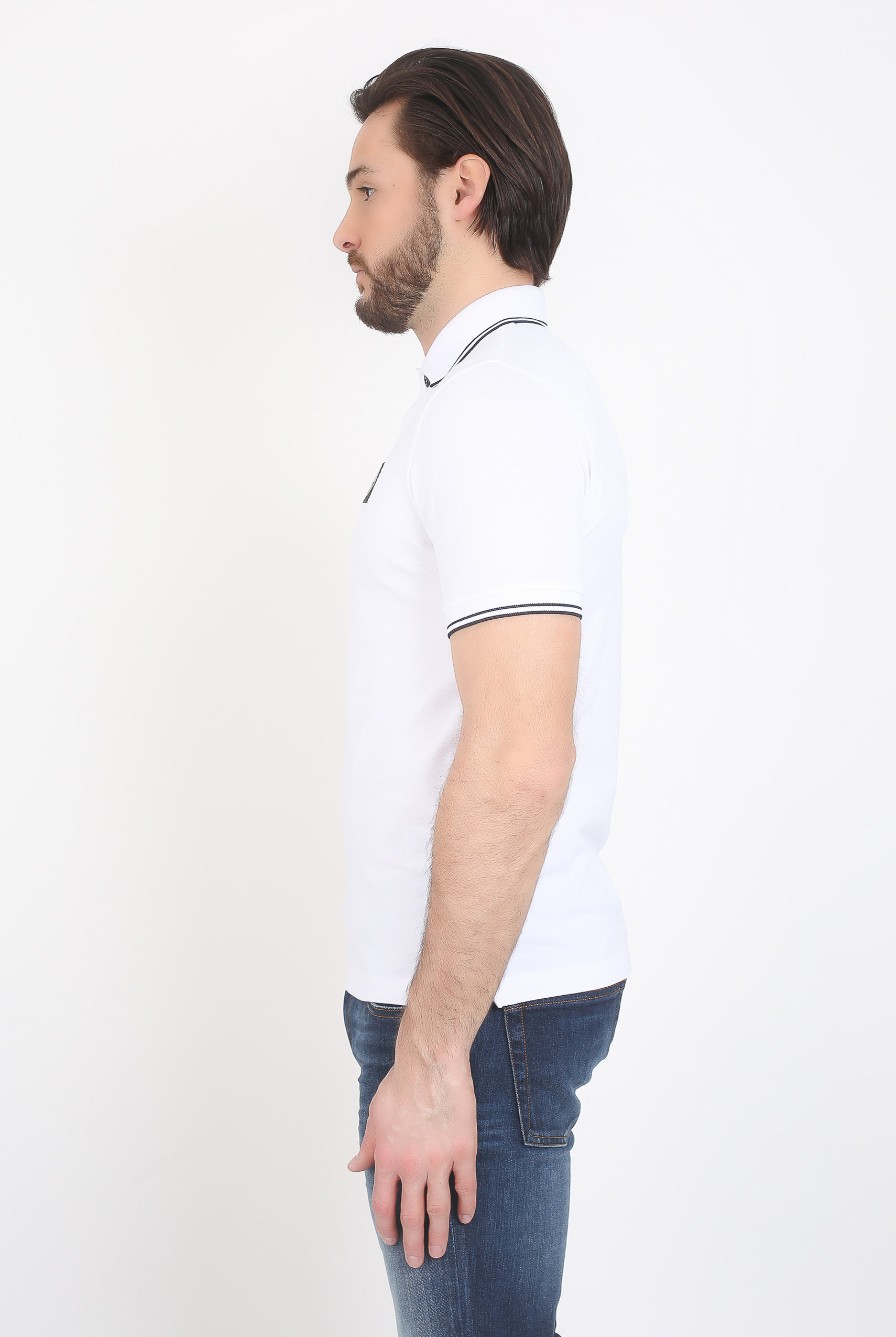 POLO STONE ISLAND BLANC 101522S18-V0001