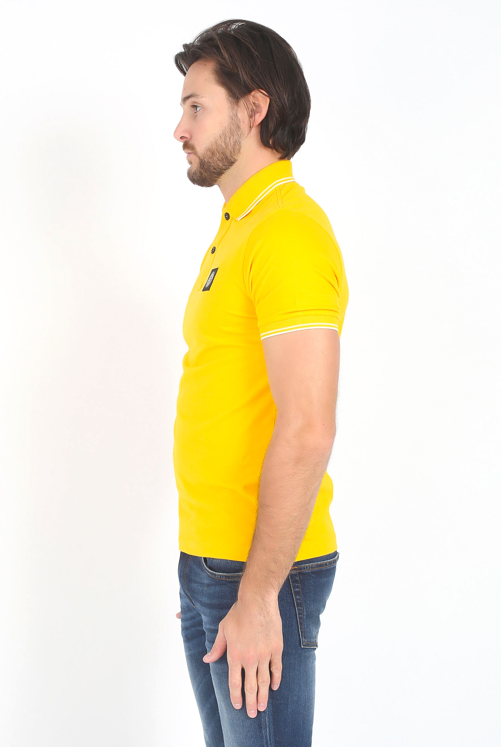 POLO STONE ISLAND JAUNE 101522S18-V0030
